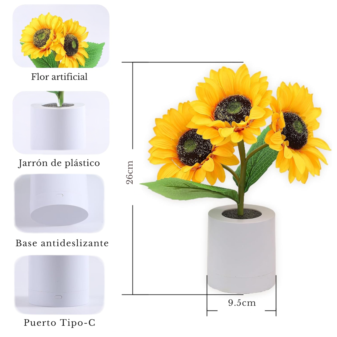 Lámpara de Girasol